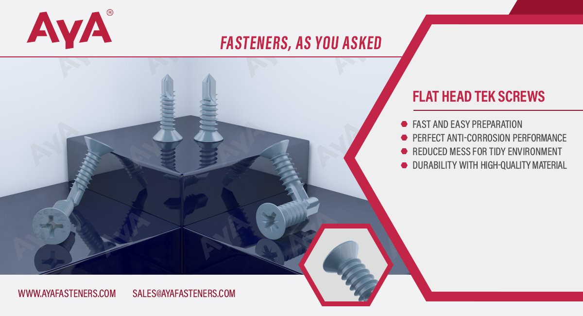 Flat Head Tek Screws-advantages