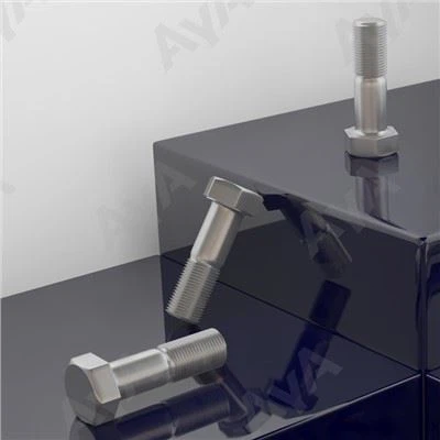 Bolt a testa di l'arma di l'acciaiu 'nossidabbili